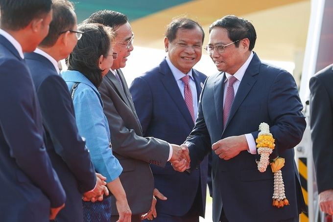 Thủ tướng Phạm Minh Chính tới Thủ đô Phnom Penh, bắt đầu chuyến thăm chính thức Campuchia - 2